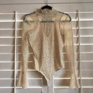 INTERMIX Off-White Bodysuit